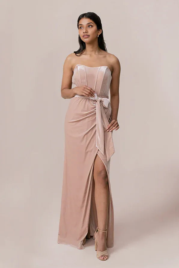 Fashion Sheath Sweetheart Neck Sleeveless Floor-Length Prom Dress