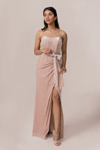 Fashion Sheath Sweetheart Neck Sleeveless Floor-Length Prom Dress