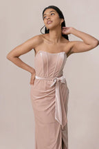 Fashion Sheath Sweetheart Neck Sleeveless Floor-Length Prom Dress