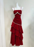 Fashion Strapless Sleeveless Sheath Crystal Floor-Length Prom Dress