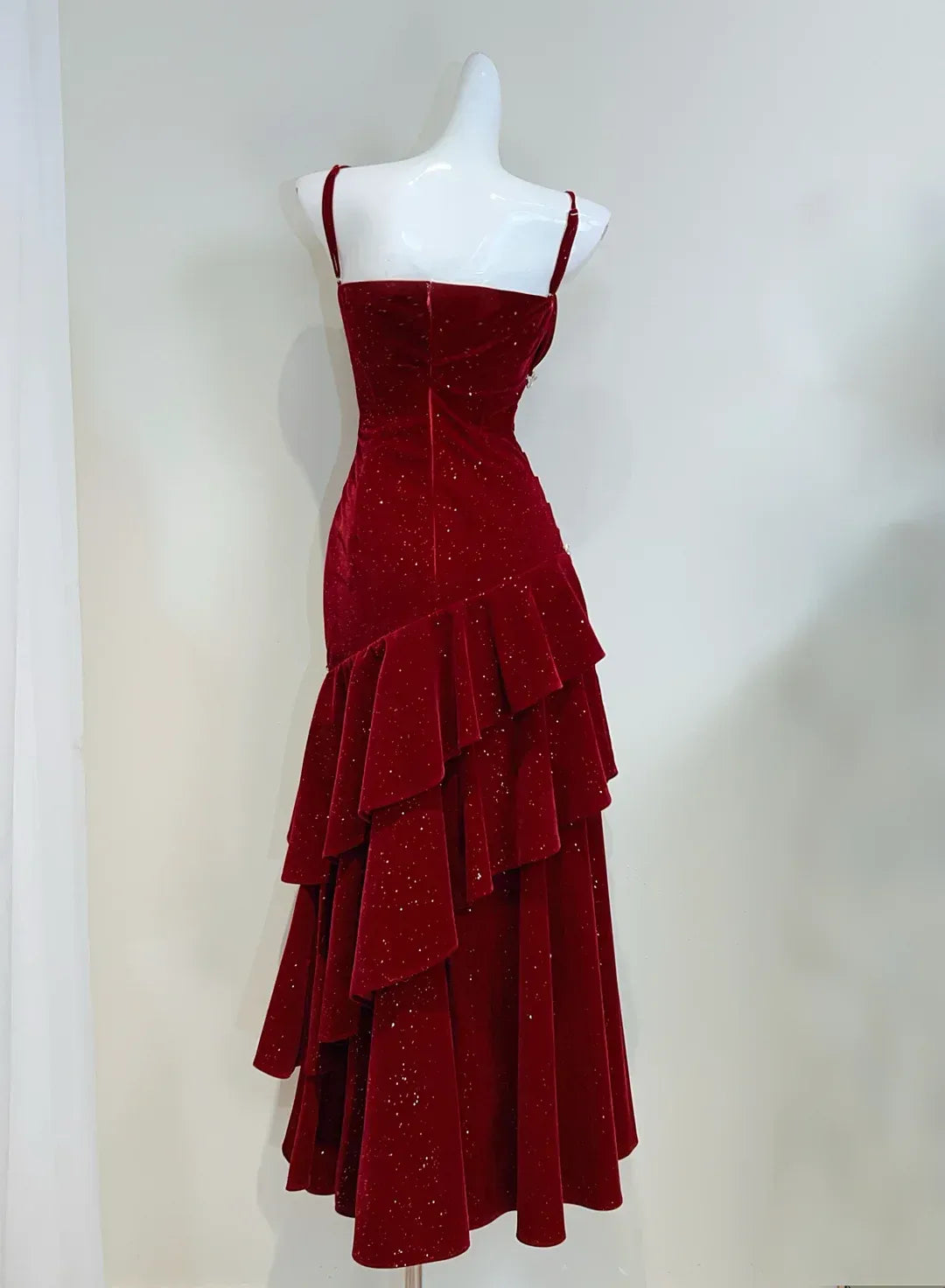 Fashion Strapless Sleeveless Sheath Crystal Floor-Length Prom Dress