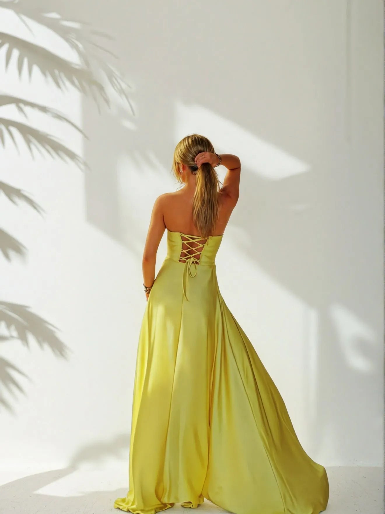 Fashion A-Line Sweetheart Neck Sleeveless Up Floor-Length Prom Dress