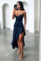 Mermaid Sweetheart Sleeveless Slit Ankle-Length Prom Dress