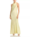 Flowing Sheath Halter Neck Sleeveless Bow Back Floor Length For Sale Prom Dress