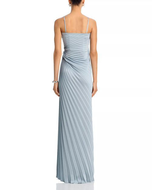 Robe de bal longue sans bretelles fluide, fourreau, sans manches, dos ouvert, pour adultes