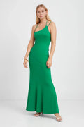 Fluid Mermaid Halter Neck Sleeveless Open Back Floor Length For Adults Prom Dress ﻿