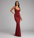 Glam Trumpet Sweetheart Neck Sleeveless Cut Out Back Floor Length Prom Dress