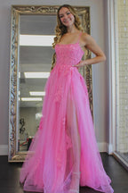A-Line Sweetheart Neck Sleeveless Maxi Prom Dress