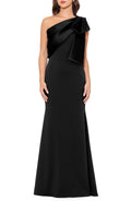 Glamorous Mermaid One Shoulder Sleeveless Zipper Back Floor Length Evening Dress