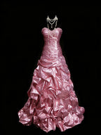 Mermaid Strapless Sweetheart Sleeveless Zip Back Floor-Length Pageant Dress