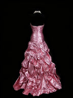 Mermaid Strapless Sweetheart Sleeveless Zip Back Floor-Length Pageant Dress