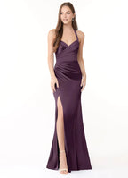 Glamorous Mermaid Sweetheart Neck Sleeveless Keyhole Back Floor Length Bridesmaid Dresses