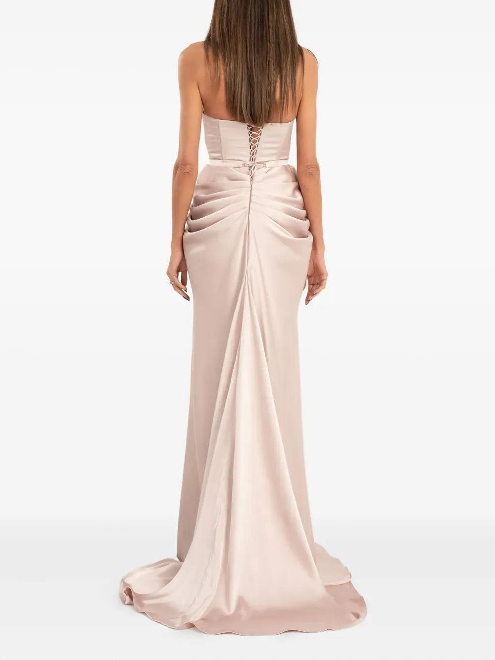 Glamorous Mermaid Sweetheart Neck Sleeveless Lace Up Back Train Floor Length Hot Sale Prom Dress