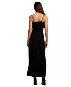 Glamorous Sheath Deep V Neck Embellished Strap Zipper Back Floor Length Prom Dress