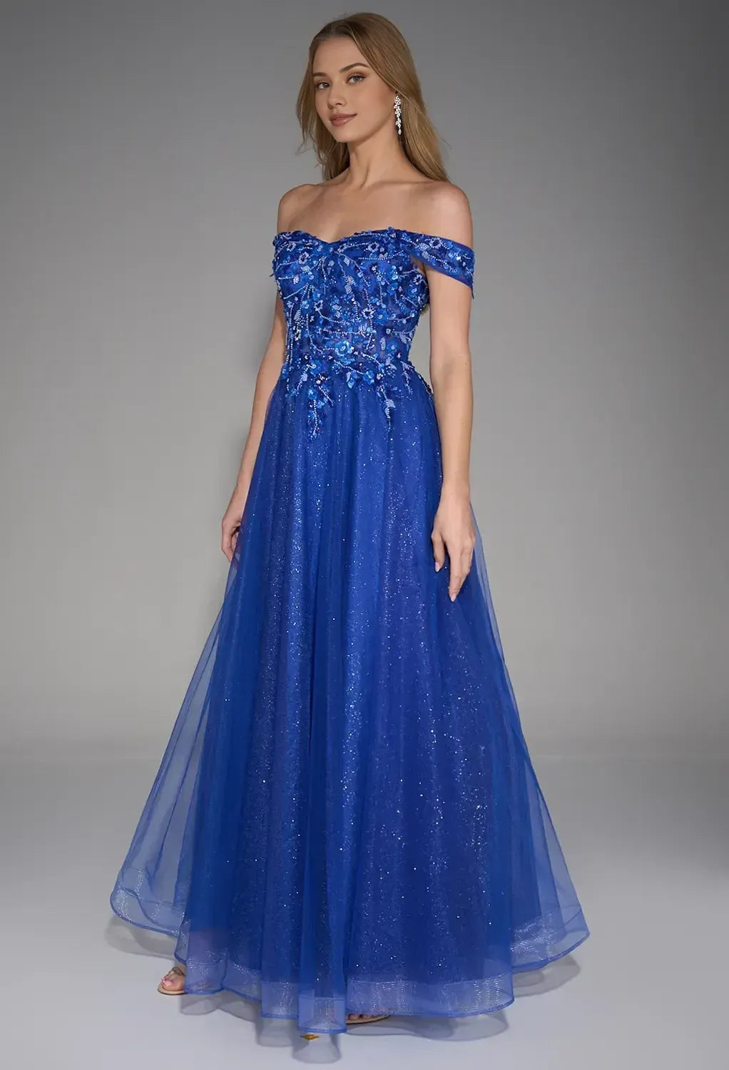A-line Sweetheart Neck Sleeveless Pleated Floor Length Prom Dress