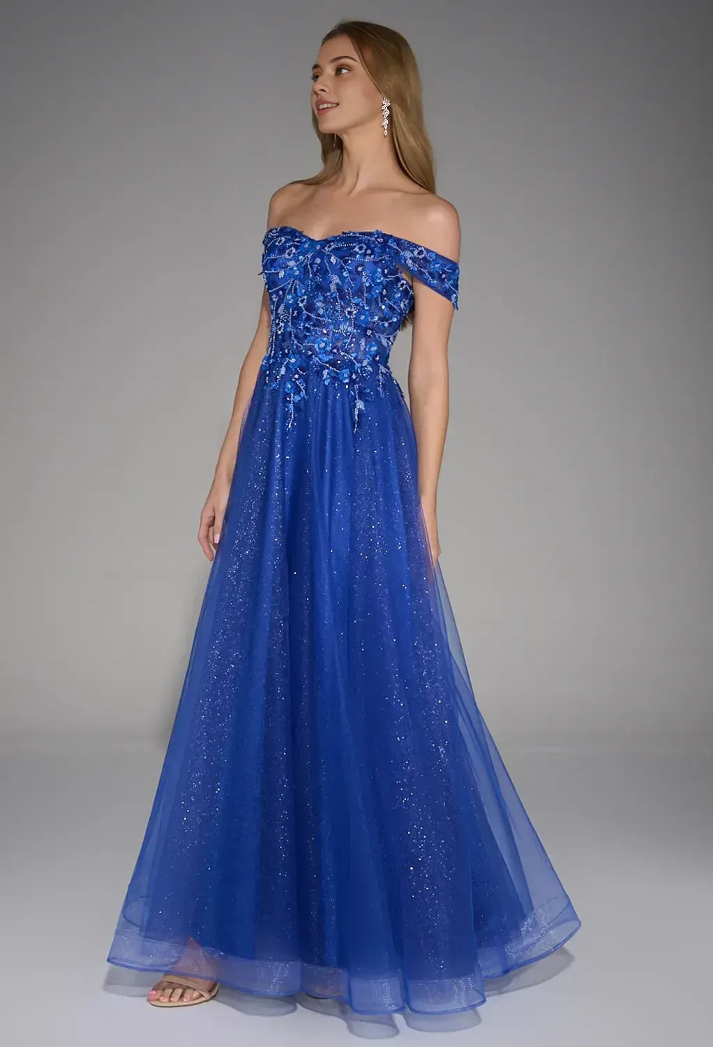 A-line Sweetheart Neck Sleeveless Pleated Floor Length Prom Dress