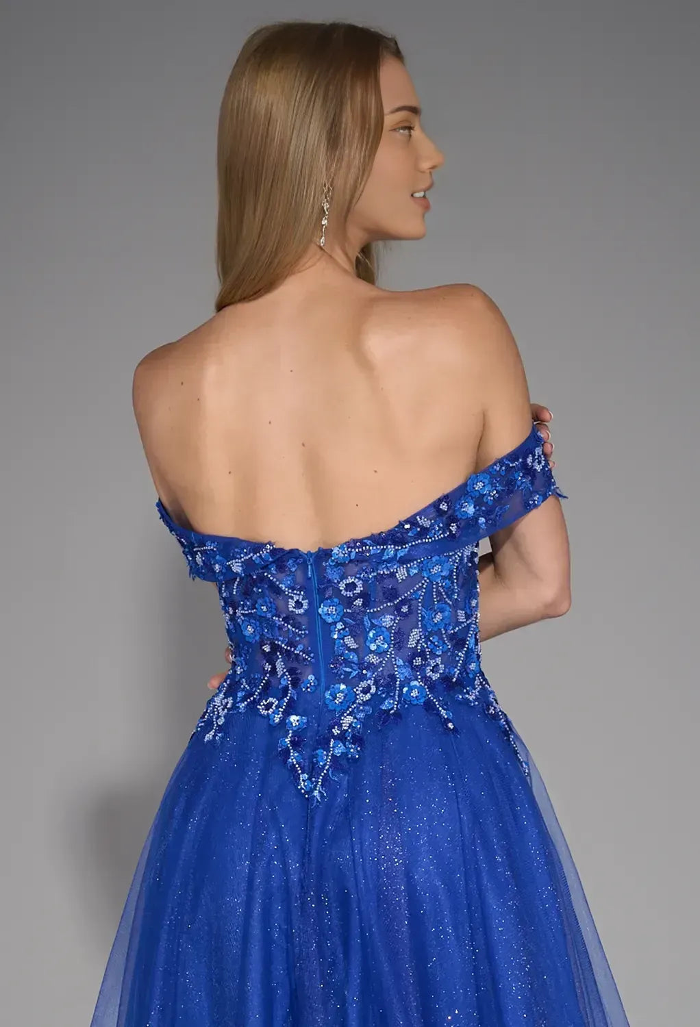 A-line Sweetheart Neck Sleeveless Pleated Floor Length Prom Dress