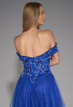 A-line Sweetheart Neck Sleeveless Pleated Floor Length Prom Dress
