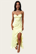 Mermaid/Trumpet Spaghetti Straps Sleeveless Floor-Length Prom Dress