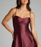 Glitter A-Line/Princess Sweetheart Sleeveless Backless Short-Mini Homecoming Dresses
