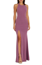 Gorgeous Mermaid Halter Neck Sleeveless Open Back Floor Length Evening Dress