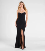 Gorgeous Trumpet Sweetheart Neck Sleeveless Open Back Floor Length Prom Dress