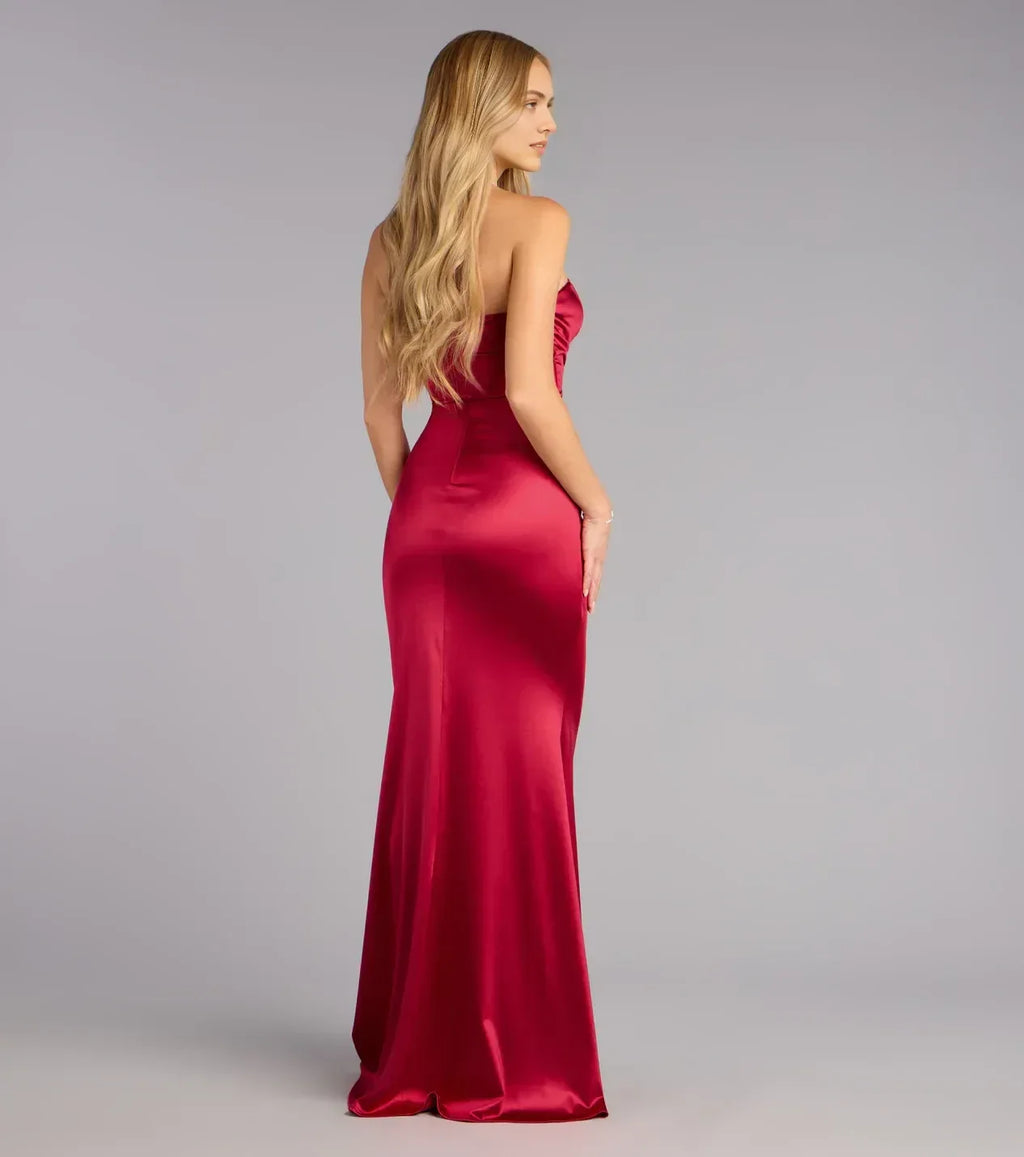 Gorgeous Trumpet Sweetheart Neck Sleeveless Zipper Back Floor Length Prom Dress