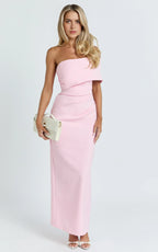 Graceful Sheath Off Shoulder Sleeveless Ruched Back Floor Length Plus Size Evening Dress