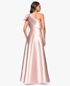 Graceful A-Line One Shoulder Sleeveless Pleated Floor-Length Prom Dress