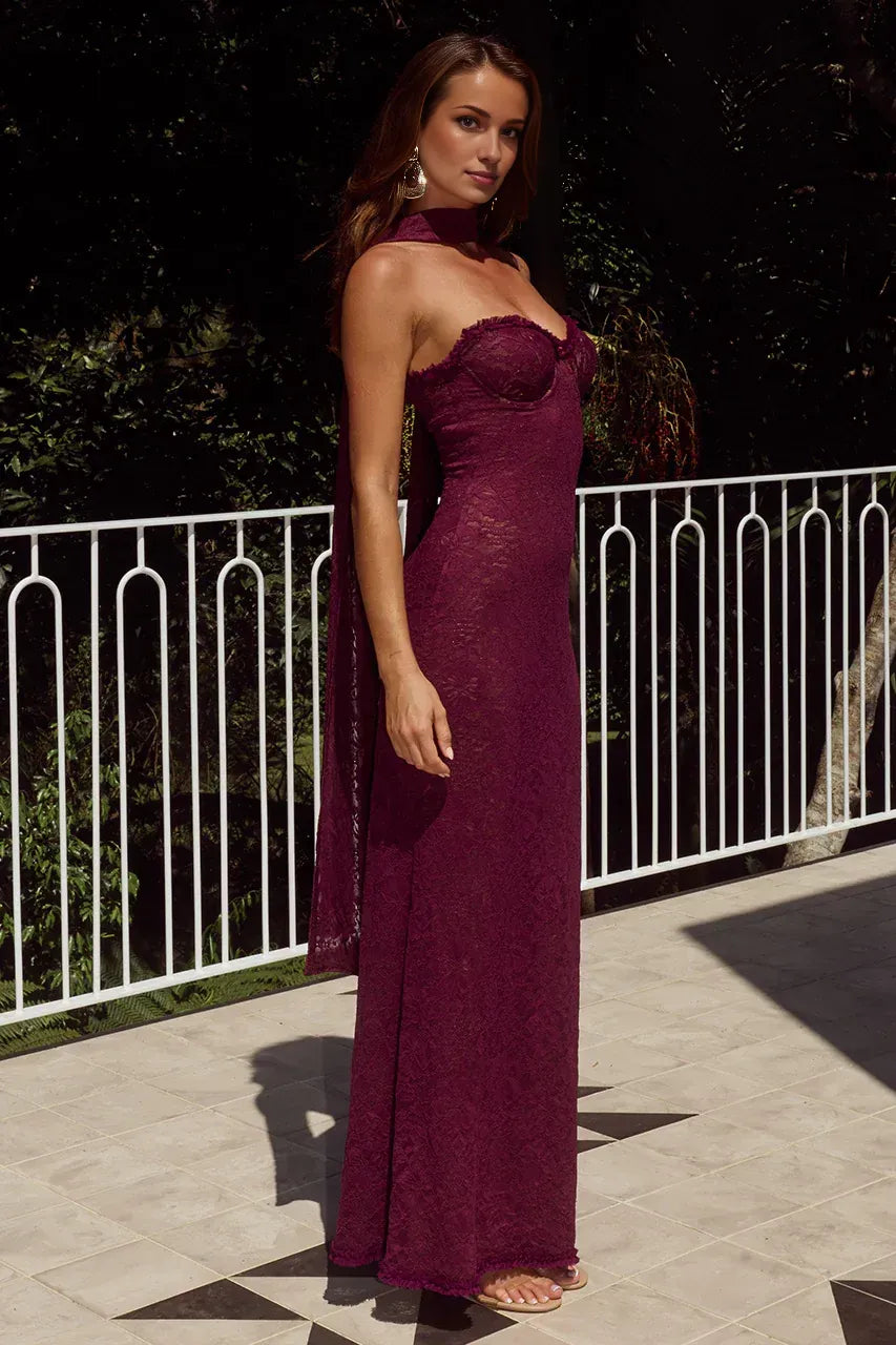 Graceful Mermaid/Trumpet Strapless Sleeveless Floor-Length Prom Dress