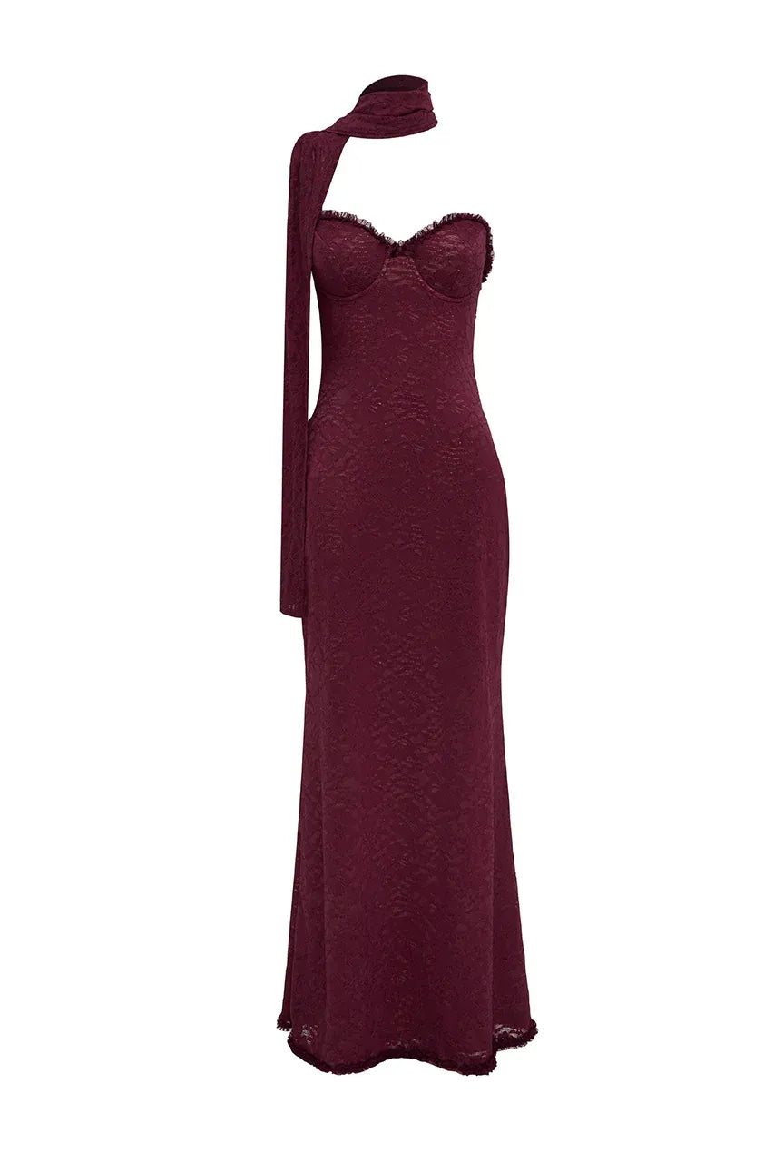 Graceful Mermaid/Trumpet Strapless Sleeveless Floor-Length Prom Dress