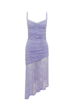 Graceful Slim Adjustable Straps Sleeveless Ruched Asymmetrical-Length Prom Dress