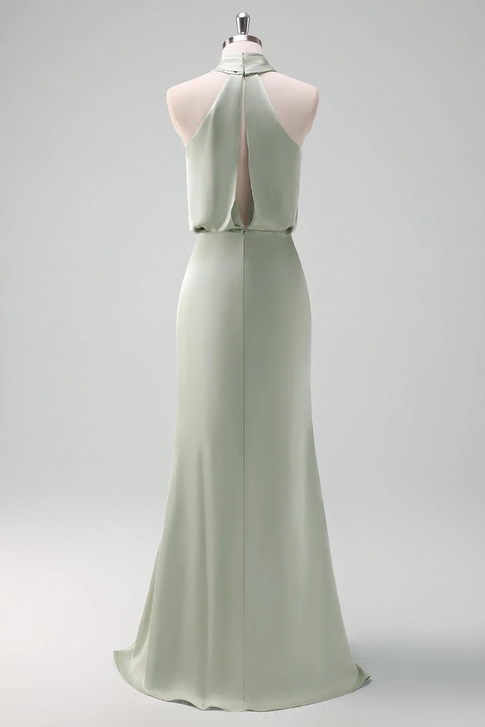 Halter Neck Sleeveless Sheath Modern Floor length Party Dress For Sale For Ladies ﻿
