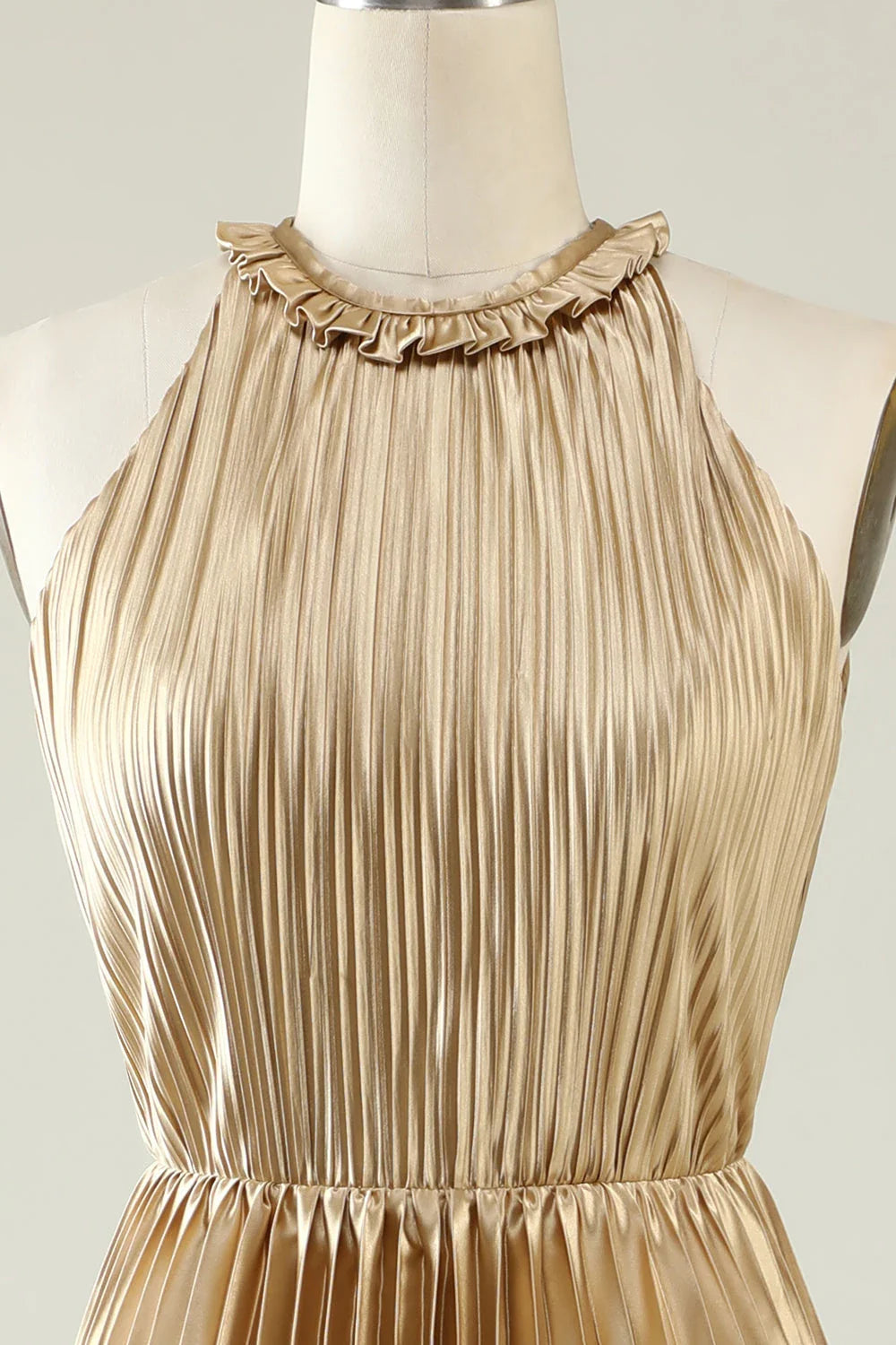 Halter Neck Sleeveless Sheath Trendy Off the shoulder Floor length Party Dress Hot Sale For Ladies