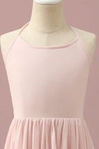 Halter Sleeveless A-Line Charming Off the shoulder Asymmetrical Floor length Party Dress For Sale For Ladies
