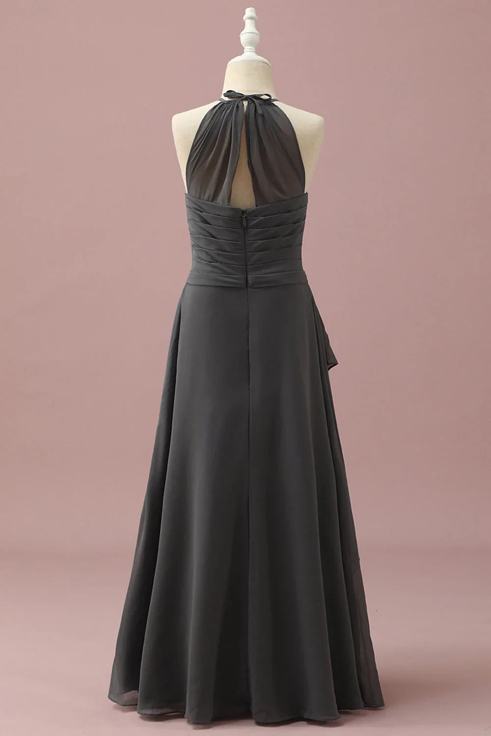 Halter Sleeveless A-Line Classic Off the shoulder Floor length Party Dress For Sale For Ladies