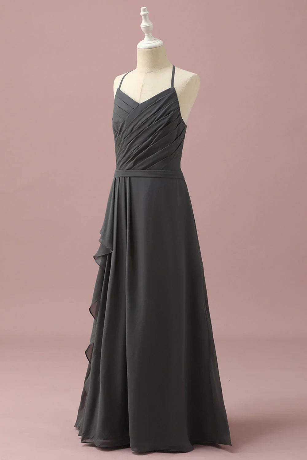 Halter Sleeveless A-Line Classic Off the shoulder Floor length Party Dress For Sale For Ladies