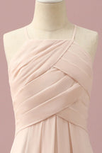 Halter Sleeveless A-Line Classic Off the shoulder Off the shoulder Floor length Party Dress Hot Sale For Ladies