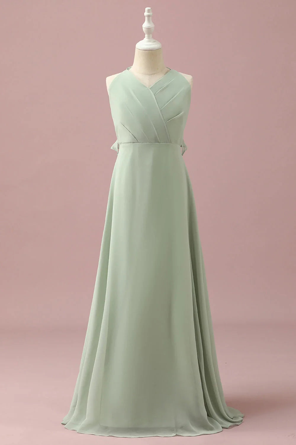 Halter Sleeveless A-Line Modern Off the shoulder Floor length Party Dress For Sale For Ladies