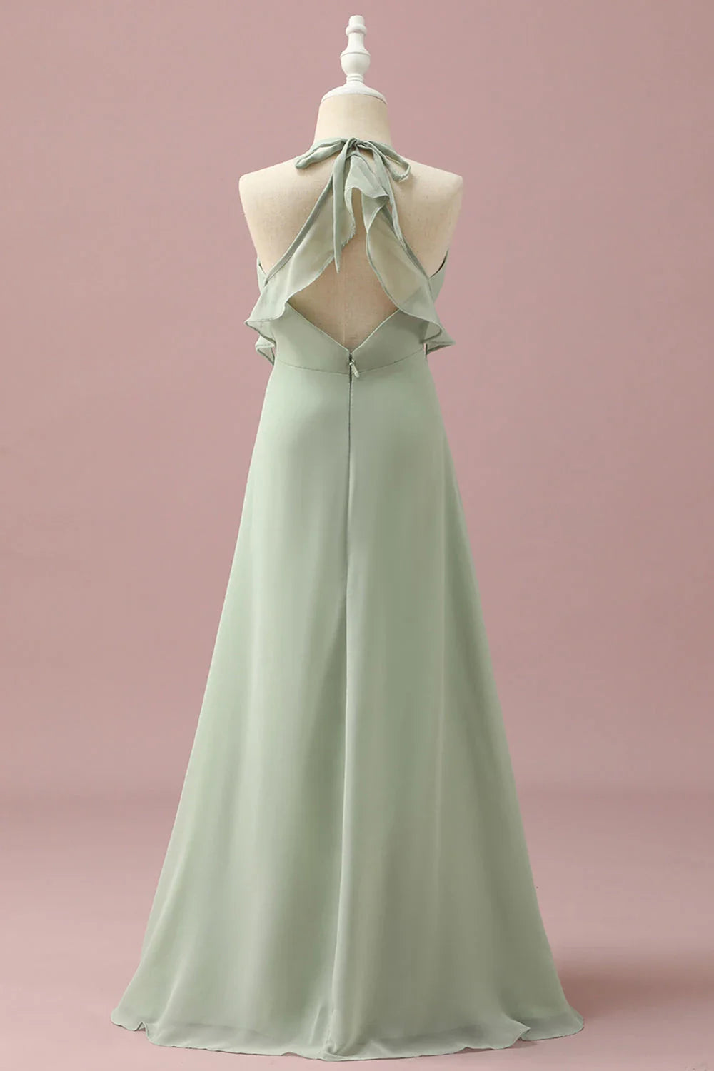 Halter Sleeveless A-Line Modern Off the shoulder Floor length Party Dress For Sale For Ladies