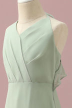 Halter Sleeveless A-Line Modern Off the shoulder Floor length Party Dress For Sale For Ladies