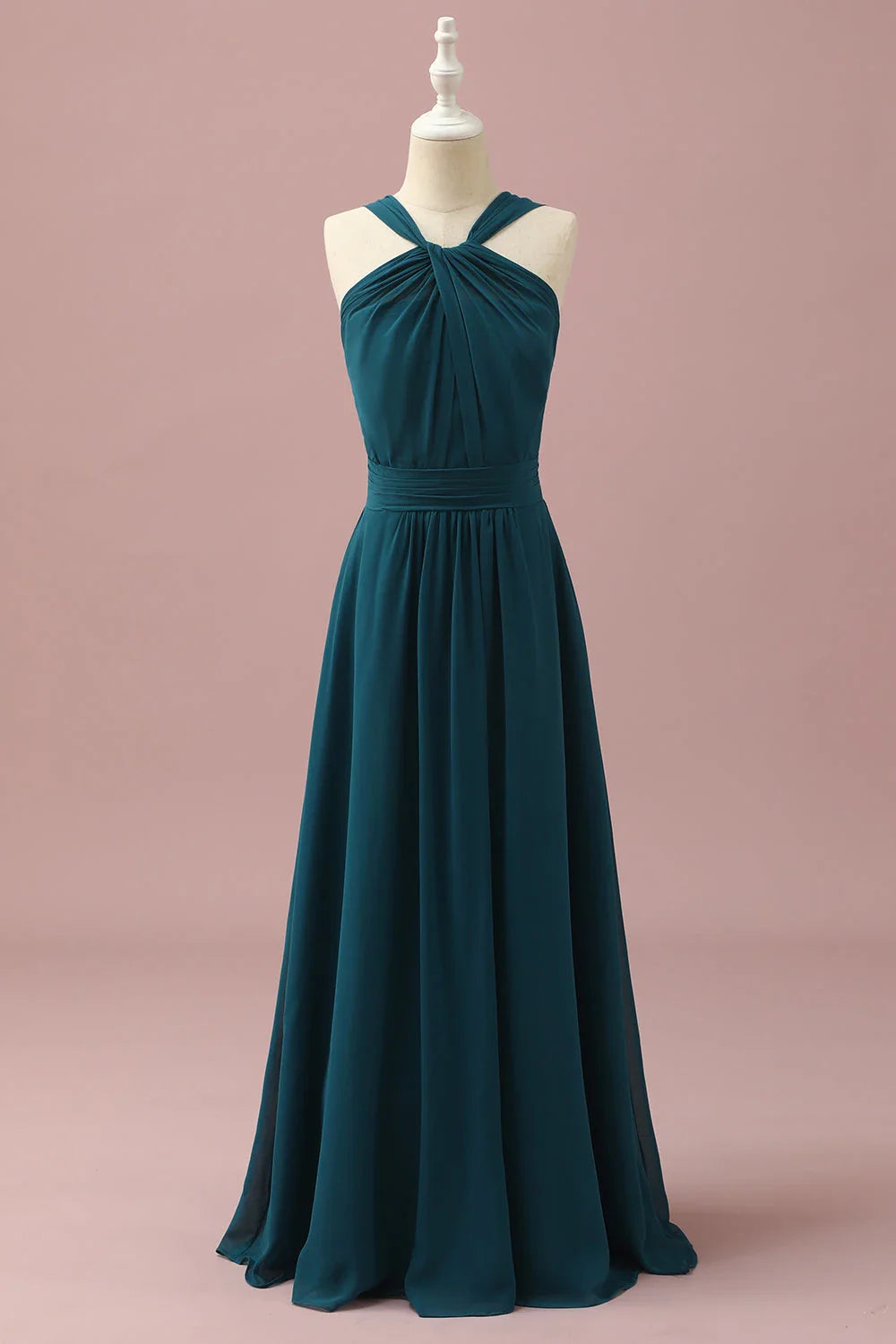 Halter Sleeveless A-Line Modern Off the shoulder Floor length Party Dress Hot Sale For Ladies ﻿