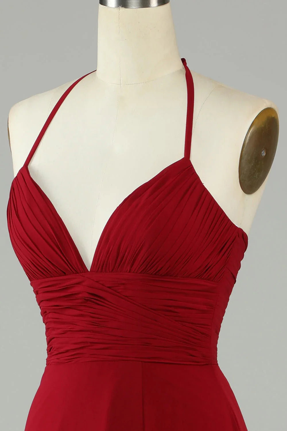 Halter Sleeveless A-Line Vintage Off the shoulder Floor length Party Dress Hot Sale For ladies
