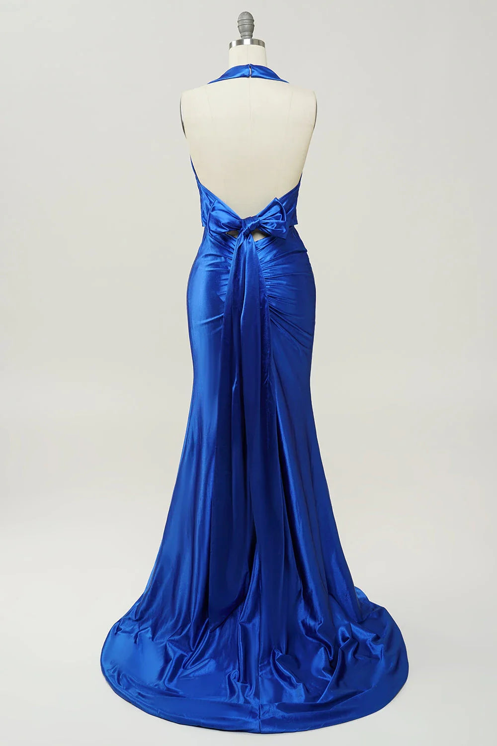Halter Sleeveless Mermaid Fashion Off the shoulder Floor length Party Dress Hot Sale For Ladies