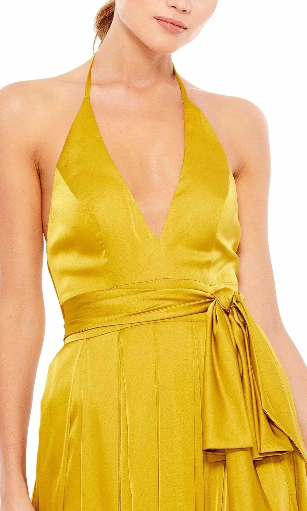 Halter V-Neckline Sleeveless A-Line Classic Off the shoulder Floor length Long Prom Dress For Sale For Women