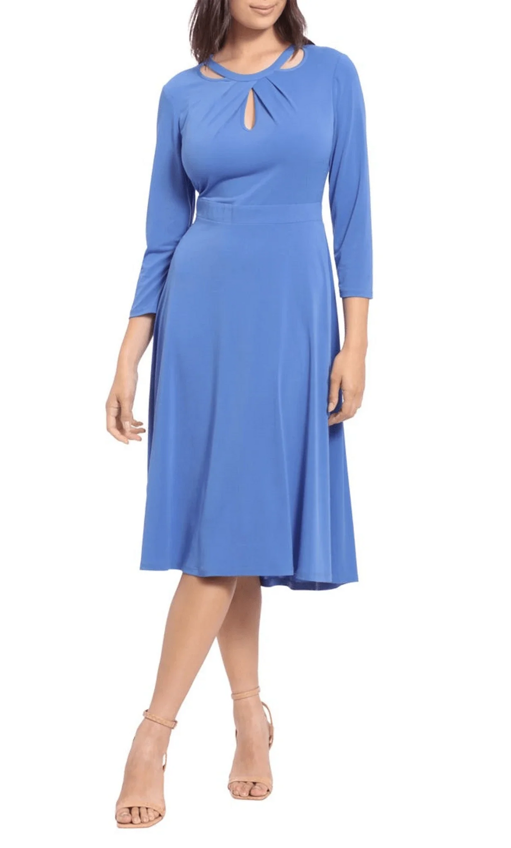 Jewel Long Sleeves A-Line Enchanting Tea Length Prom Dress Hot Sale For Ladies