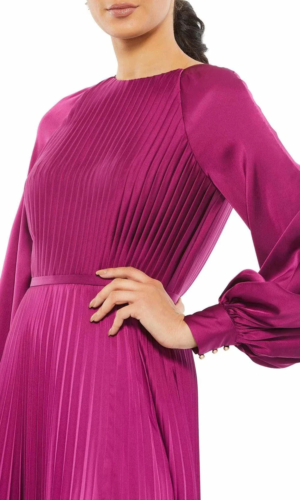 Jewel Long Sleeves A-line Trendy Floor length Prom Dress Hot Sale For Women