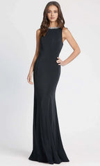 Jewel Neck Sleeveless Sheath Formal Floor length Long Prom Dress For Sale For Ladies