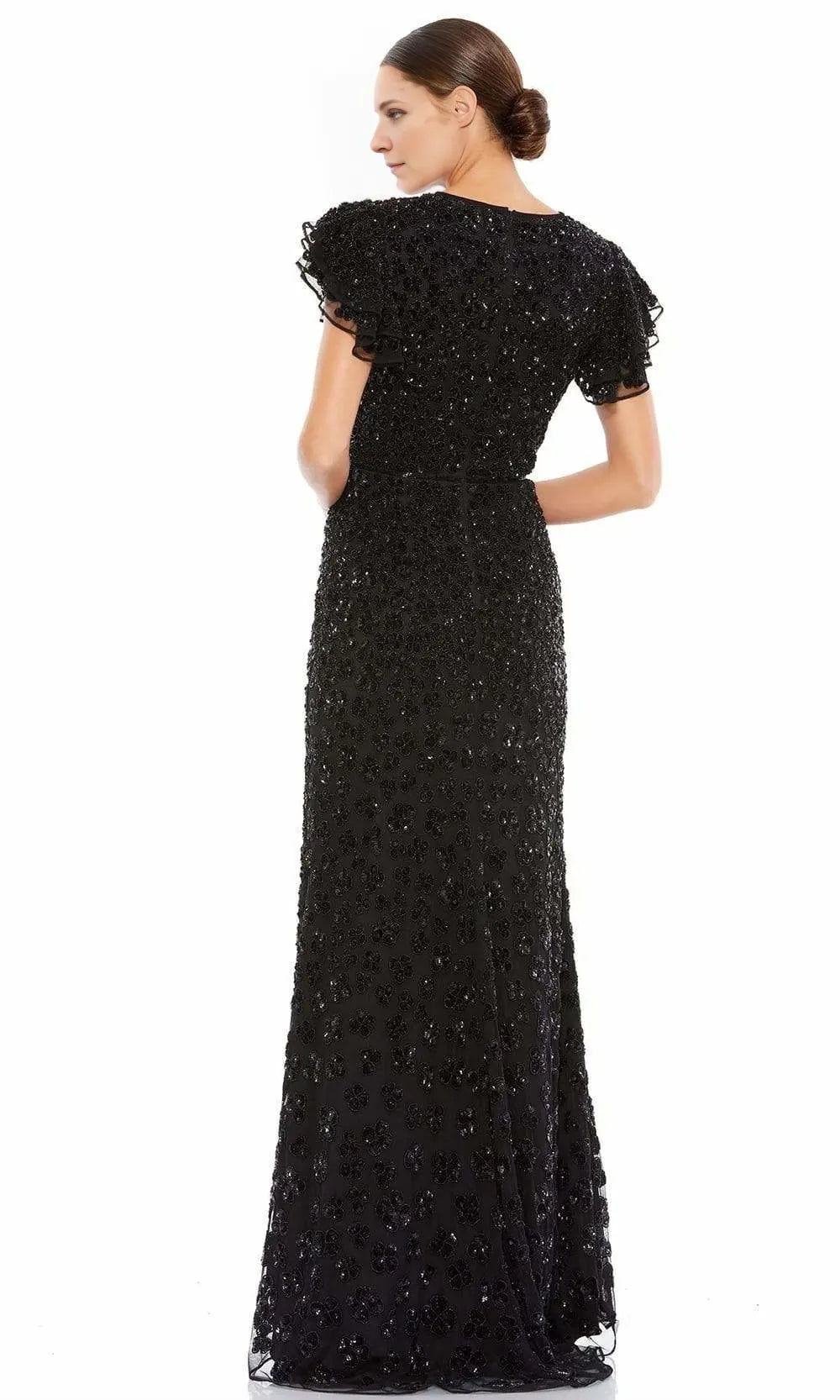 Jewel neck Short Sleeves Sheath Enchanting Floor length Long Prom Dress For Sale For Women