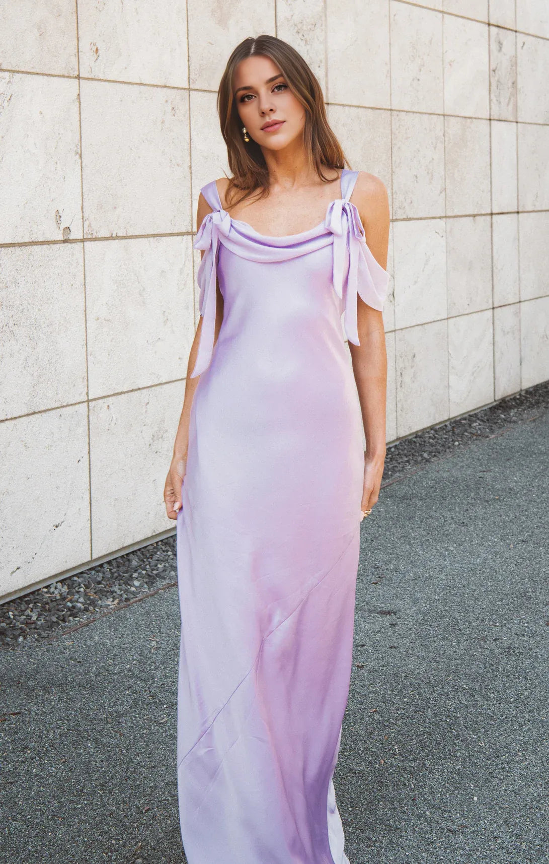 Dress Regular Straps Square Neck Sleeveless Maxi Dress Column Simple Backless Prom Dress